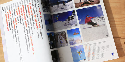 Wintersportgids. Frisse restyling laat magazine ademen.